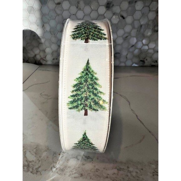 Member's Mark Premium Wired Edge Christmas Tree Ribbon 1.5" Wide x 50 Yards NEW - Picture 5 of 6